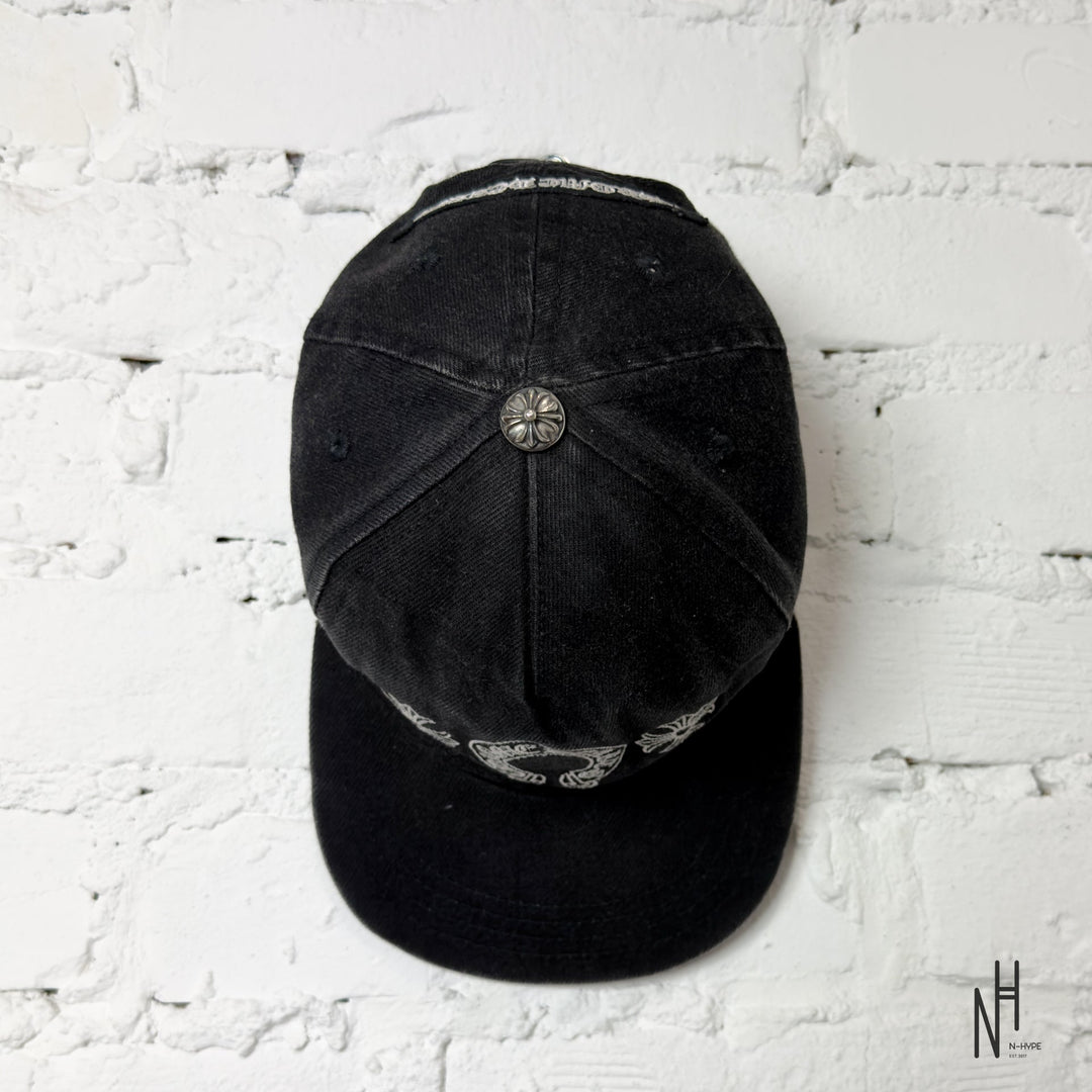 Chrome Hearts Horseshoe Denim Baseball Hat niebieski N-Hype.