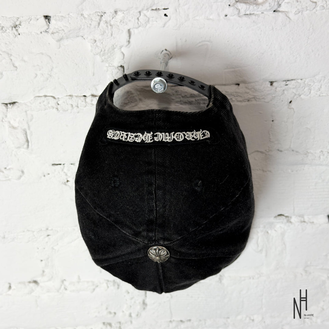 Chrome Hearts Horseshoe Denim Baseball Hat czarny N-Hype