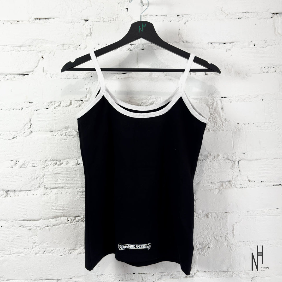 Chrome Hearts Horseshoe Logo Tank Womens Black top N-Hype