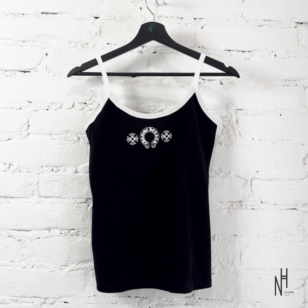 Chrome Hearts Horseshoe Logo Tank Womens Black koszulka damska N-Hype