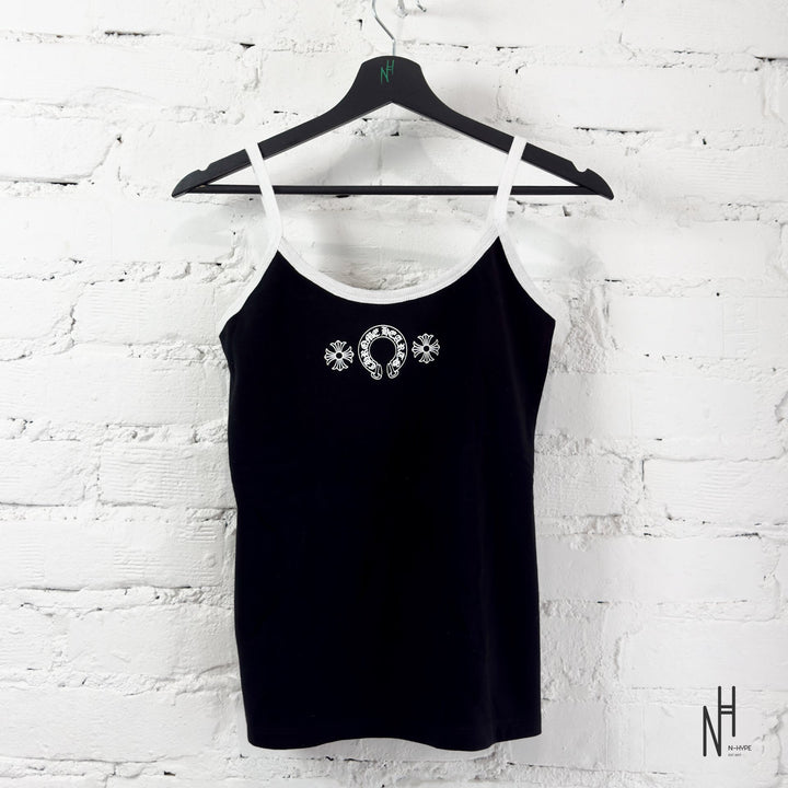 Chrome Hearts Horseshoe Logo Tank Womens Black koszulka damska N-Hype