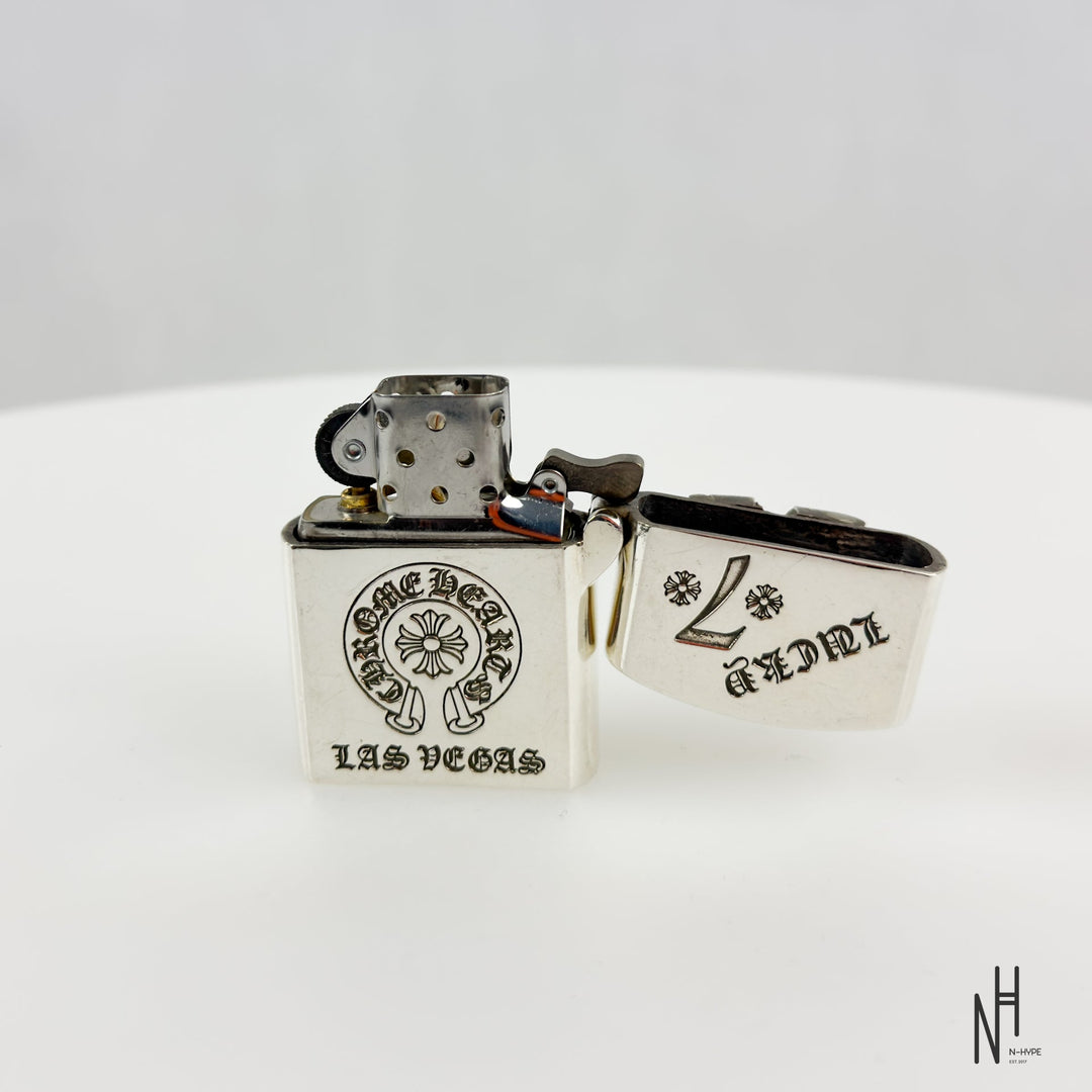 Chrome Hearts Las Vegas Lucky7 Zippo Lighter złoty metalowy N-Hype