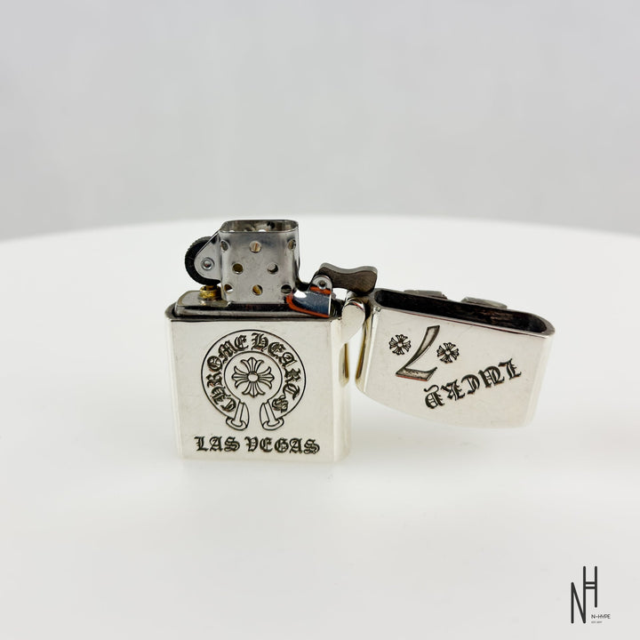 Chrome Hearts Las Vegas Lucky7 Zippo Lighter złoty metalowy N-Hype
