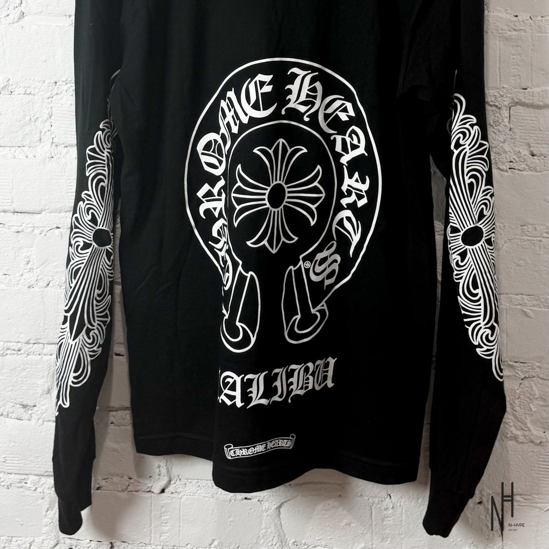 Chrome Hearts Longsleeve Black Horseshoe koszulka męska N-Hype