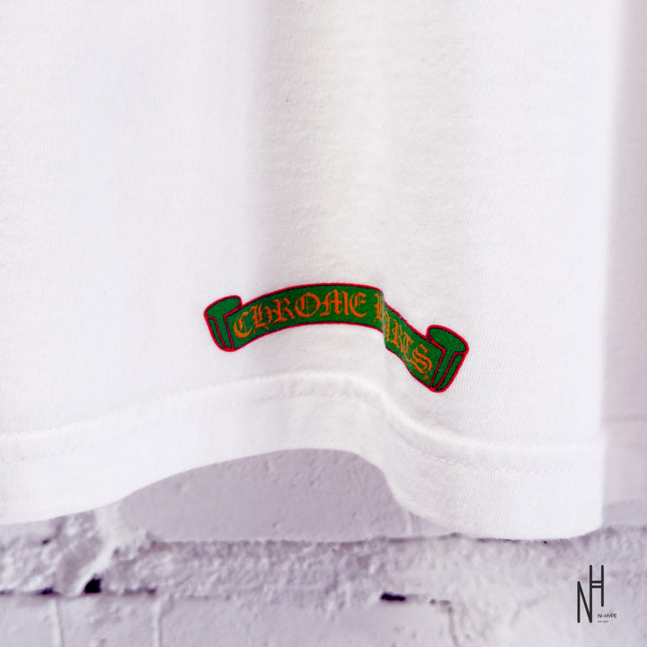 Chrome Hearts LOS ANGELES Dagger Shirt Long Sleeve White N-Hype streetwear koszulka.