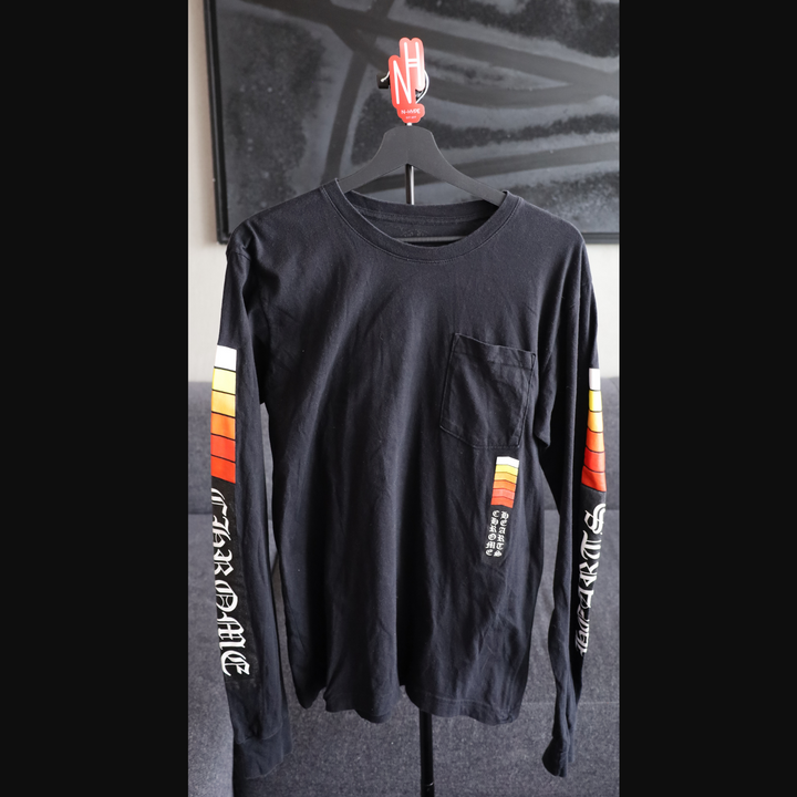 Chrome Hearts Made in Hollywood Long Sleeve Tee czarna koszulka męska N-Hype