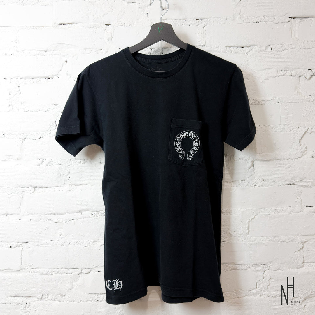 Chrome Hearts Malibu Exclusive Cross Logo T-shirt czarna męska N-Hype