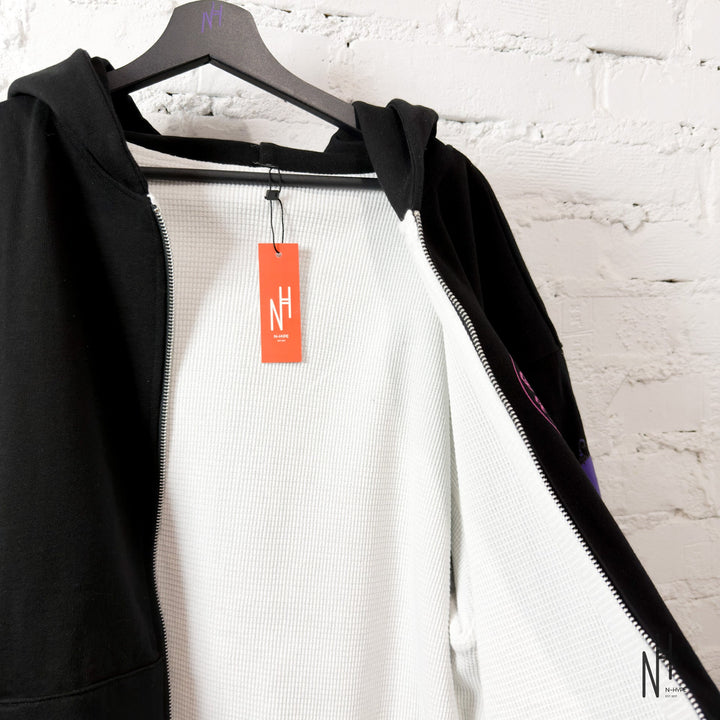 Chrome Hearts Matty Boy Black Zip Hoodie N-Hype streetwear sweatshirt.