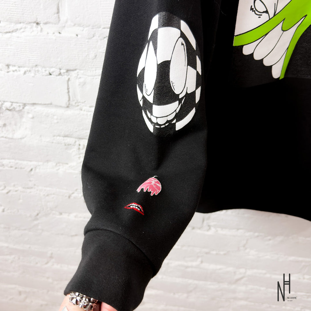 Chrome Hearts Matty Boy Black Zip Hoodie N-Hype sweatshirt streetwear brand.