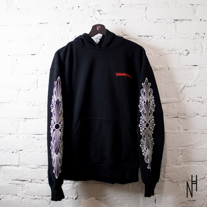 Chrome Hearts Matty Boy Flower Chomper Black Hoodie N-Hype Streetwear Fashion