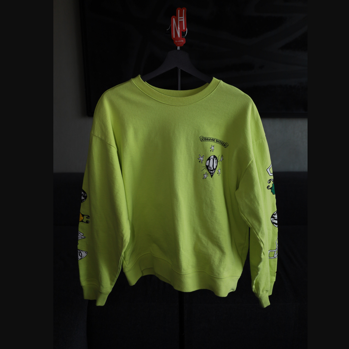 Chrome Hearts Matty Boy Green Chainlink Sweater N-Hype odzież streetwearowa