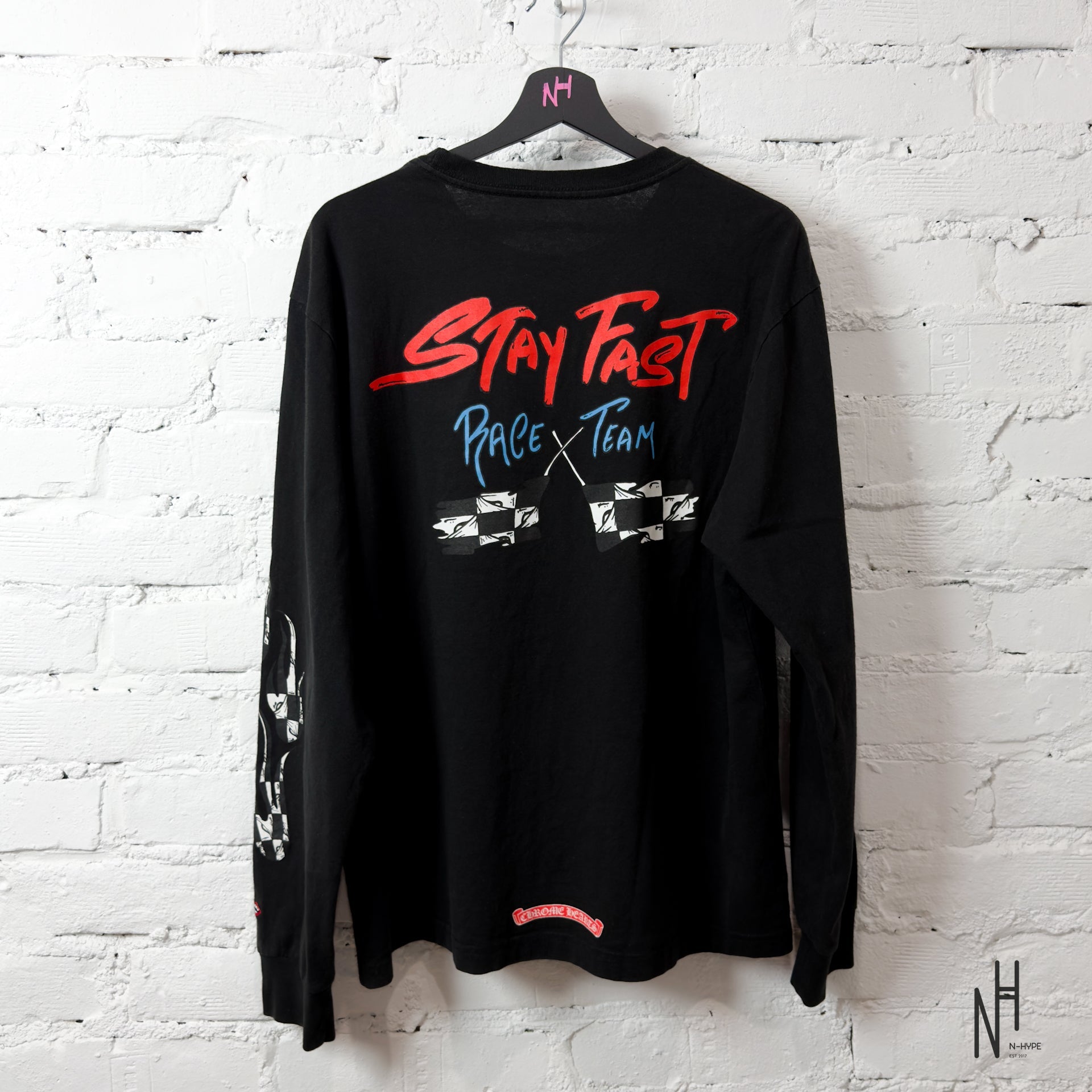 Longsleeve Chrome Hearts Matty Boy Stay Fast Black | N-Hype