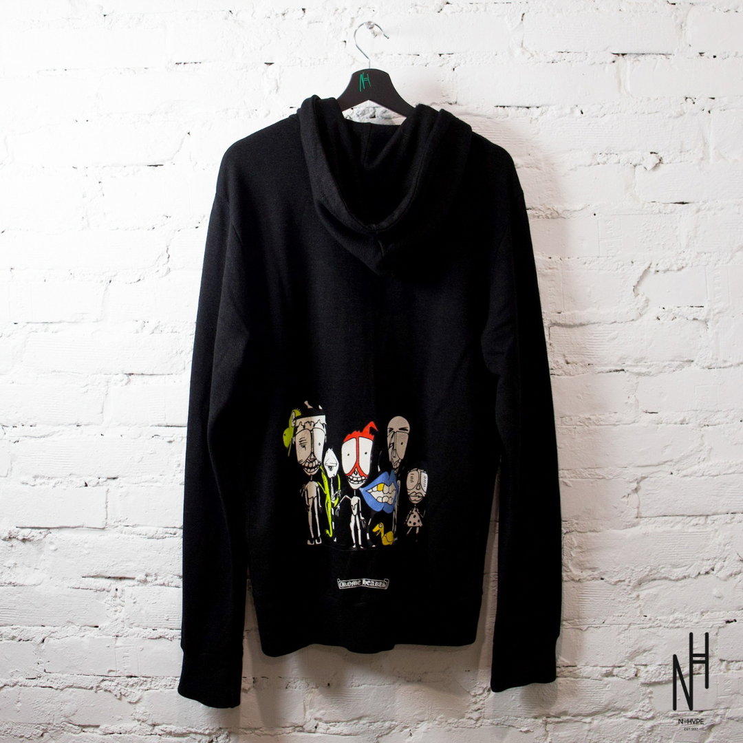 Chrome Hearts Matty Boy Zip up Hoodie czarny z logo N-Hype