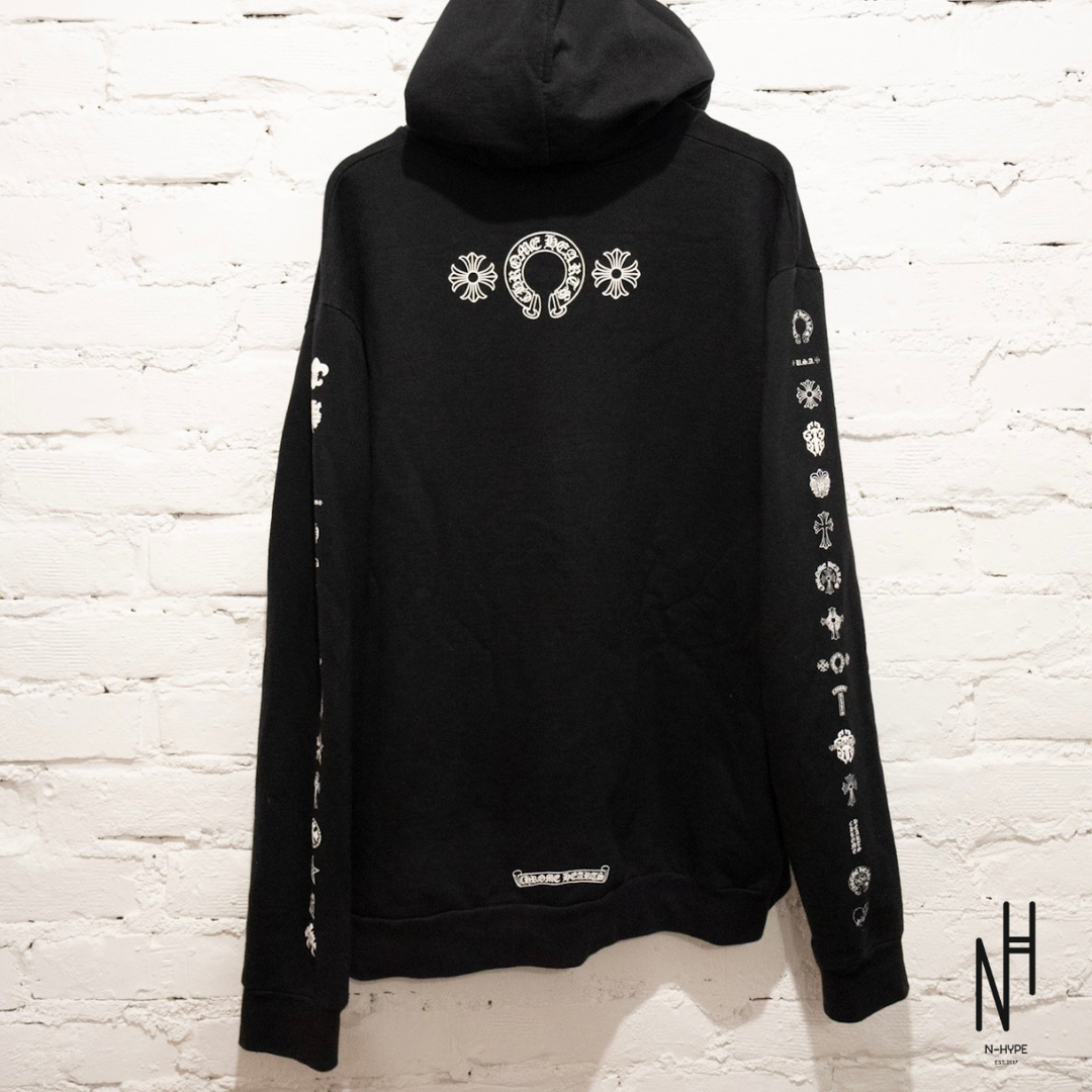 Chrome Hearts Multi Logo Hoodie Black męska bluza N-Hype