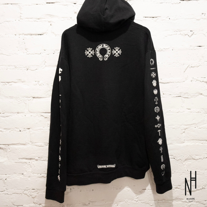 Chrome Hearts Multi Logo Hoodie Black męska bluza N-Hype