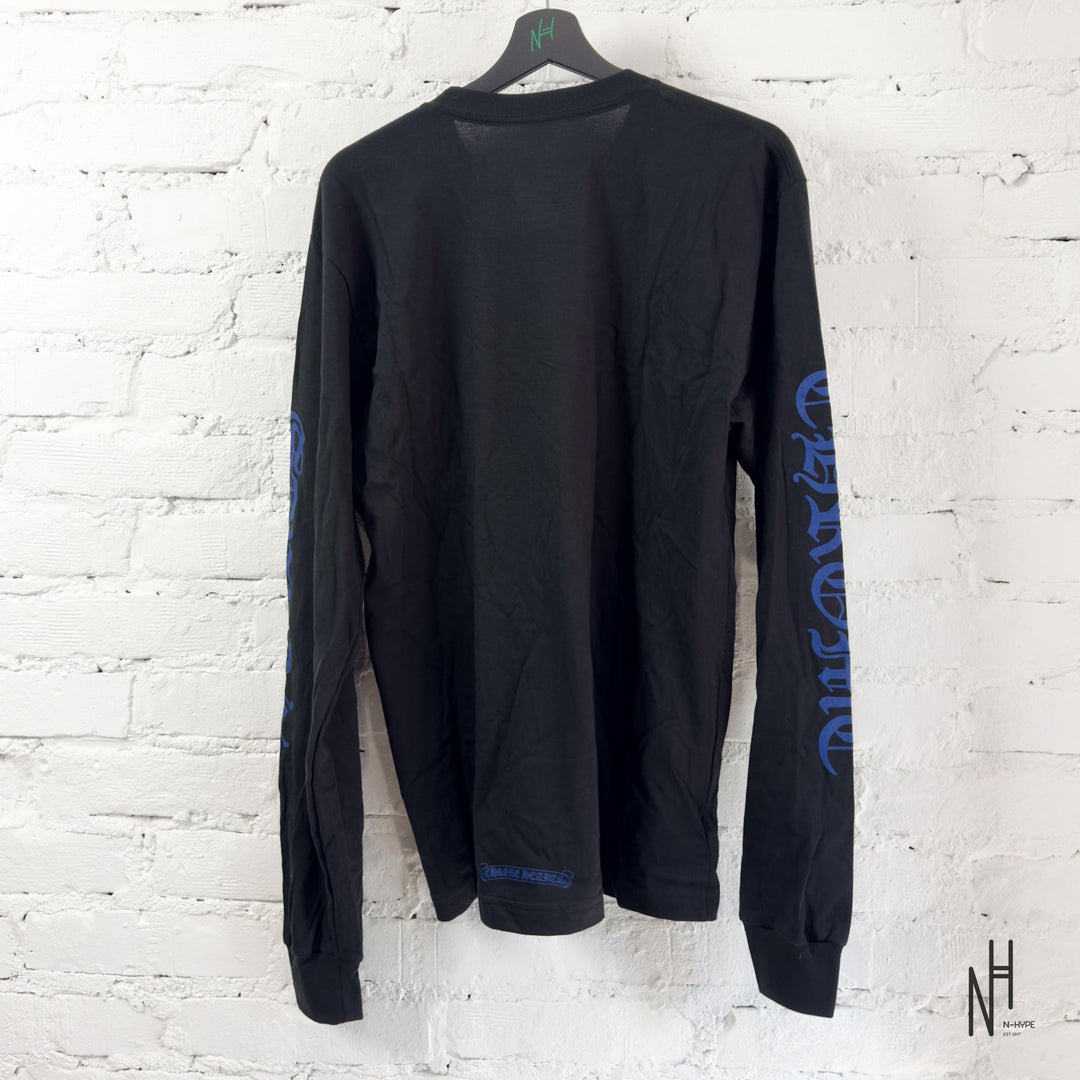 Chrome Hearts Neck Logo Blue Print Longsleeve N-Hype koszulka streetwearowa męska
