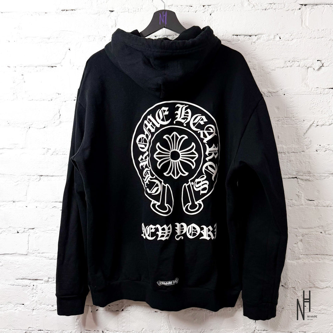 Chrome Hearts New York Logo Hoodie Black męska N-Hype