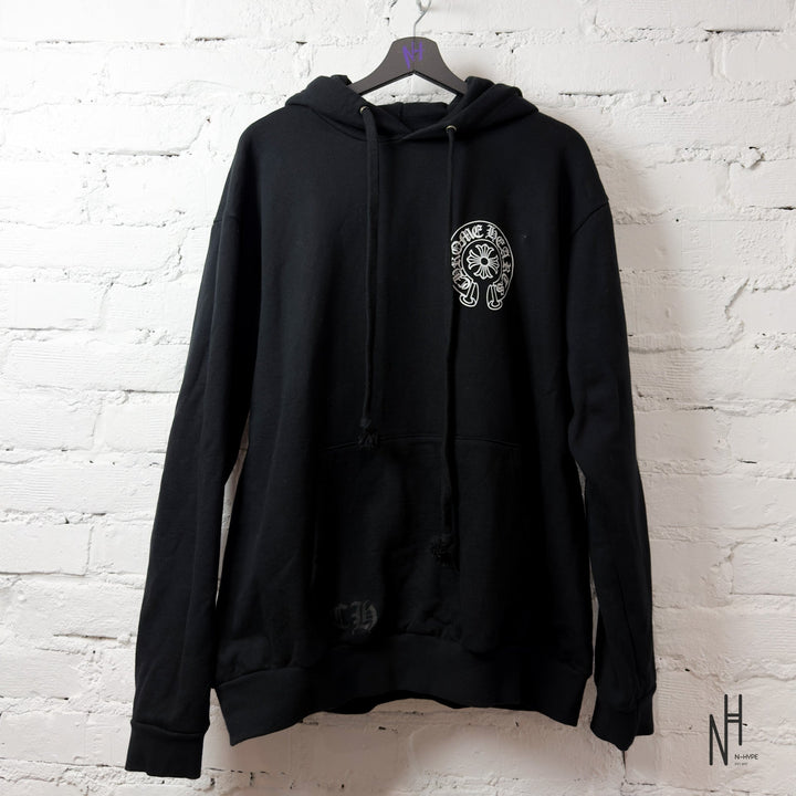 Chrome Hearts New York Logo Hoodie Black N-Hype streetwear sweatshirt.