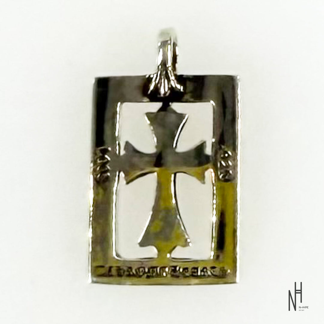 Chrome Hearts Open Framed Charm Pendant srebrny naszyjnik N-Hype