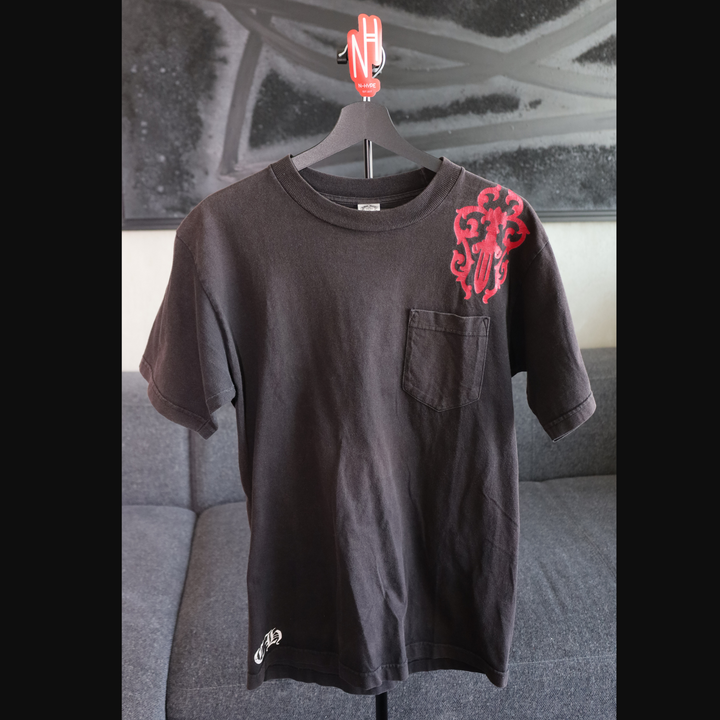 Chrome Hearts Red Dagger Pocket T-Shirt czerwona męska N-Hype.