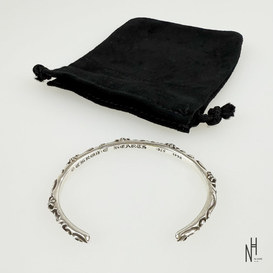 Chrome Hearts Silver Bracelet z logo N-Hype