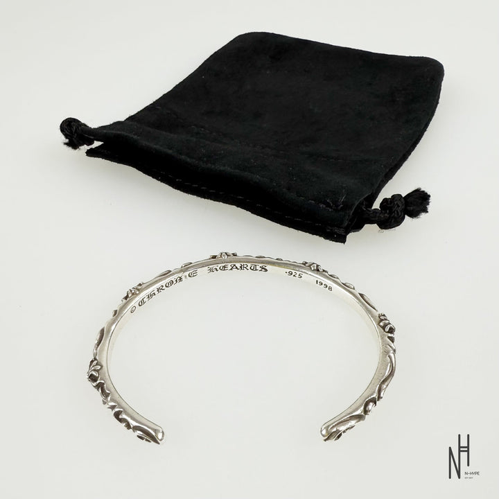 Chrome Hearts Silver Bracelet z logo N-Hype