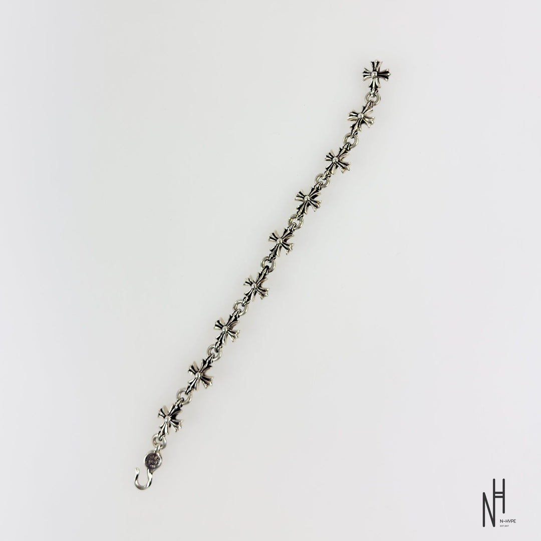 Chrome Hearts Silver Cut Out Plus Hook Bracelet srebrna bransoletka N-Hype
