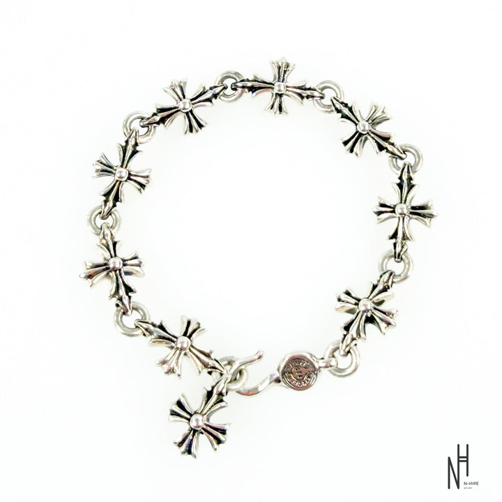 Chrome Hearts Silver Cut Out Plus Hook Bracelet srebrny bransoletka N-Hype.