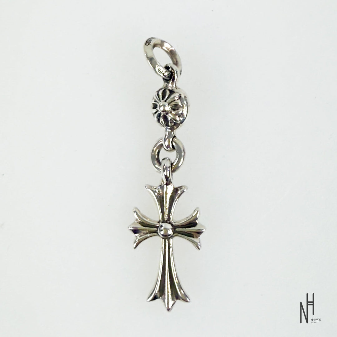 Chrome Hearts Single Ball Cross Charm Pendant srebrny N-Hype sklep streetwearowy.
