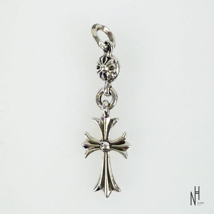 Chrome Hearts Single Ball Cross Charm Pendant srebrny N-Hype sklep streetwearowy.