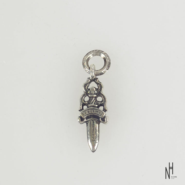 Chrome Hearts Small Dagger Charm Pendant srebrny naszyjnik N-Hype