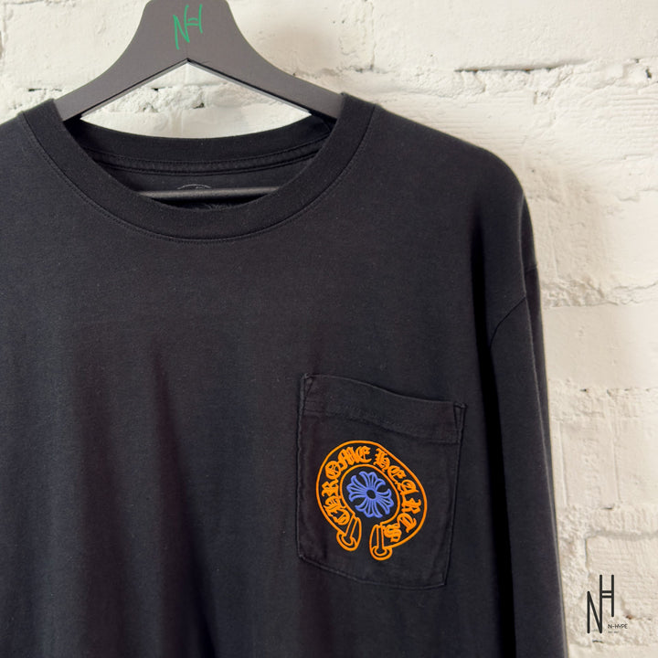 Chrome Hearts STAFF Shirt Long Sleeve Black N-Hype streetwear koszulka męska.