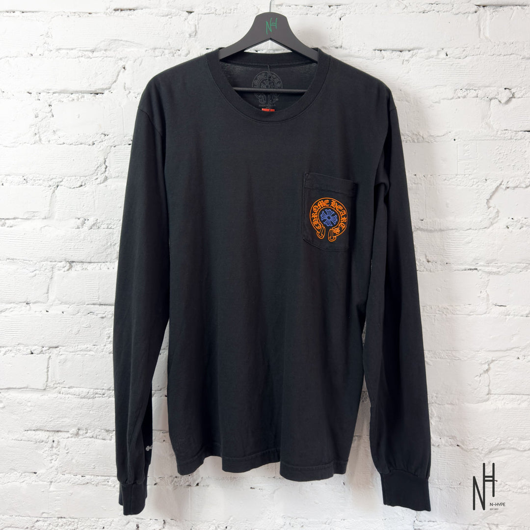 Chrome Hearts STAFF Shirt Long Sleeve czarny koszulka męska N-Hype