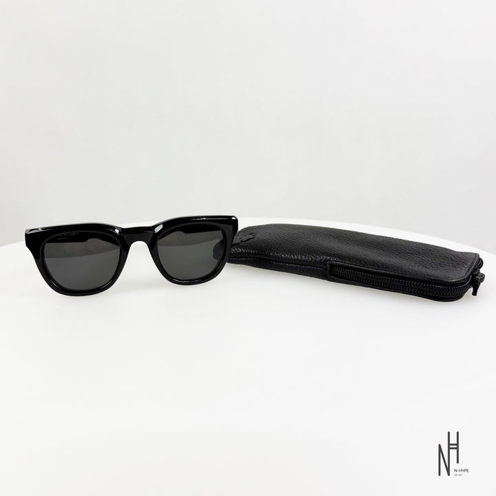 Chrome Hearts Sunglasses czarne z logo krzyżyka N-Hype.