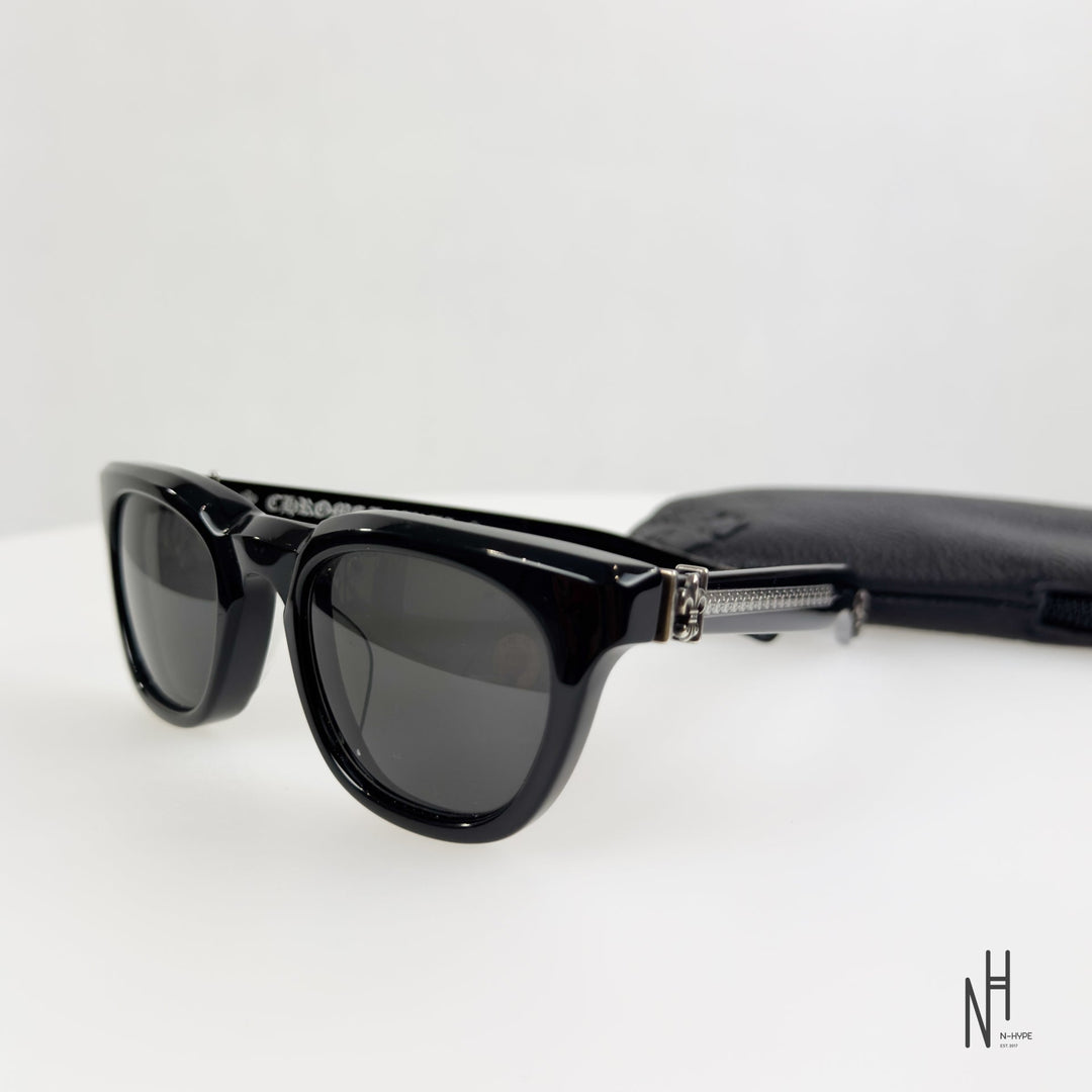 Chrome Hearts Sunglasses czarne okulary przeciwsłoneczne N-Hype.