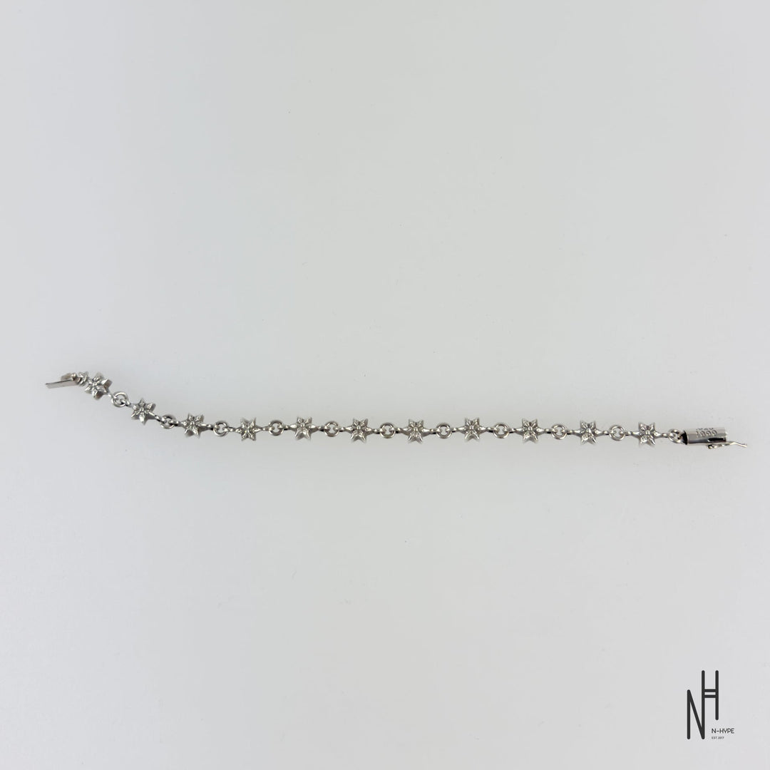 Chrome Hearts Tiny Star 11 Link Bracelet srebrny bransoletka męska N-Hype