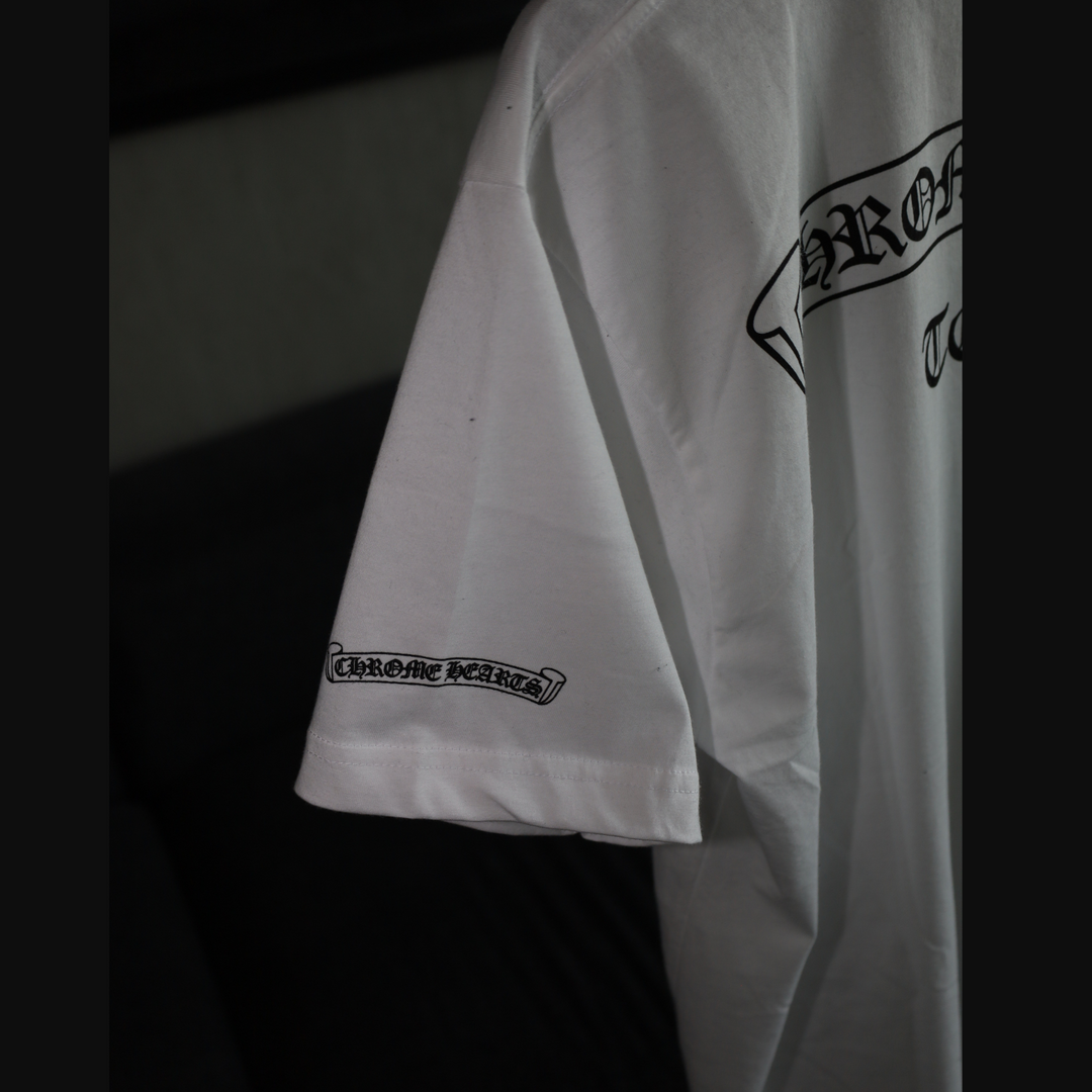 Chrome Hearts Tokyo T-Shirt White nad N-Hype logo.