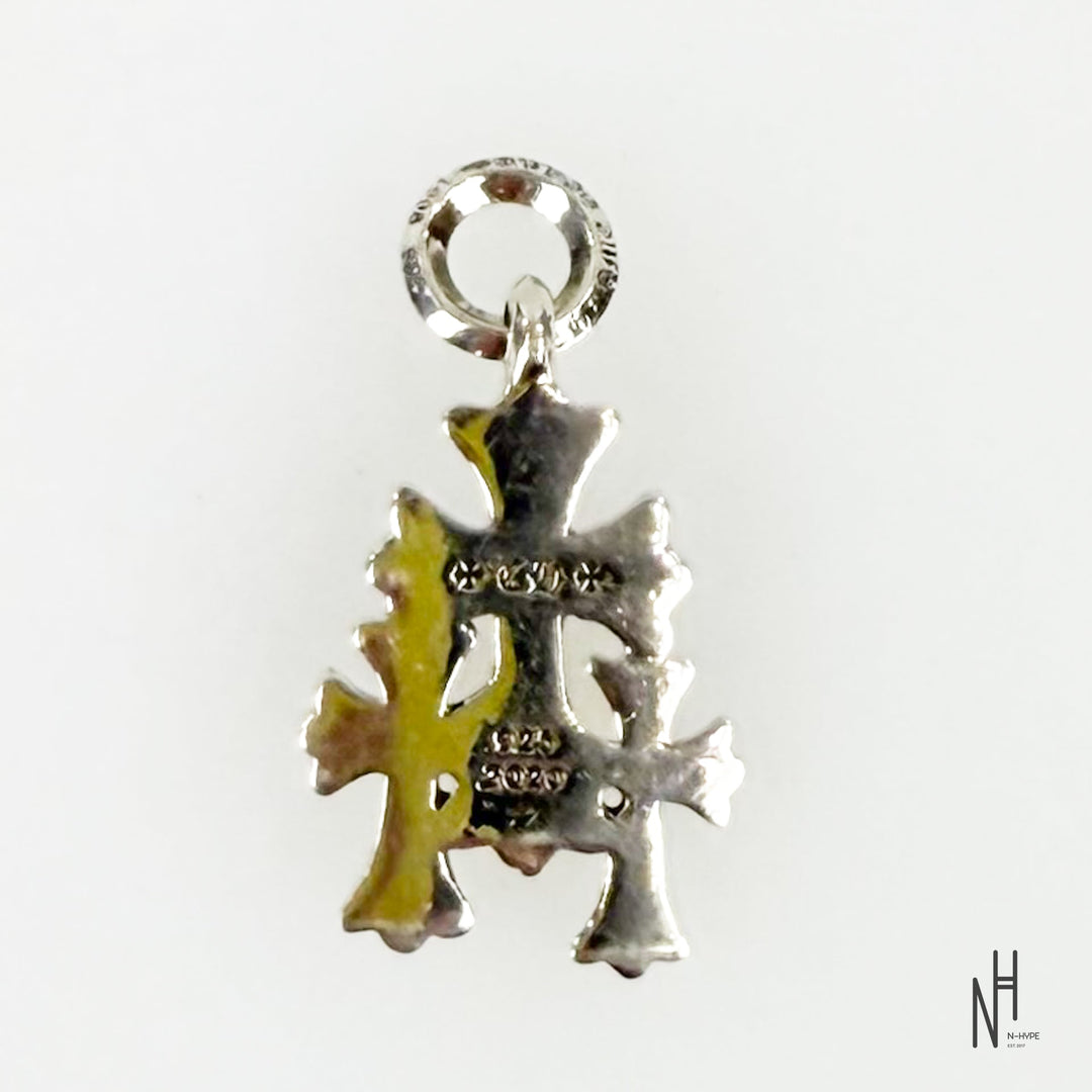 Chrome Hearts Triple Cross Charm Pendant srebrny, N-Hype.