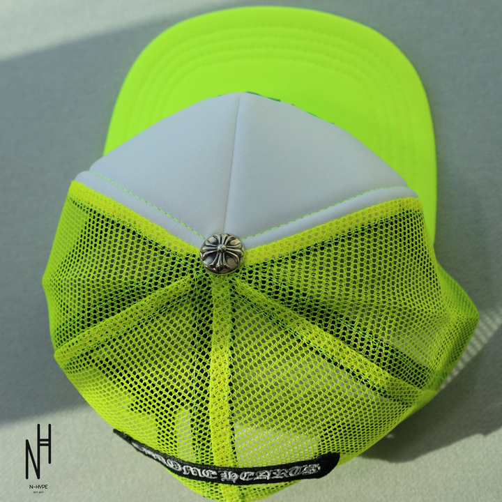 Chrome Hearts Triple Cross Green Hat z logo N-Hype.