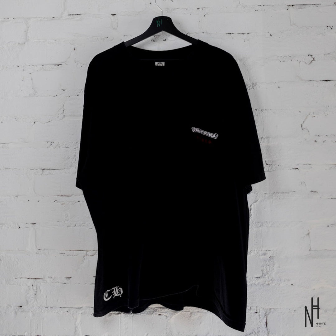 Chrome Hearts USA Flag Pocket Black Tee koszulka męska N-Hype