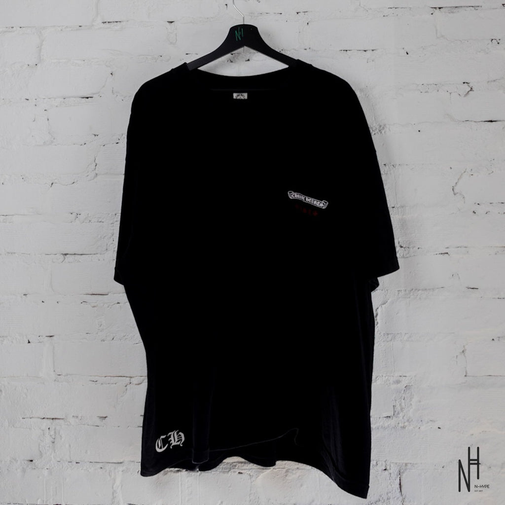 Chrome Hearts USA Flag Pocket Black Tee – Classic Tee | N-Hype