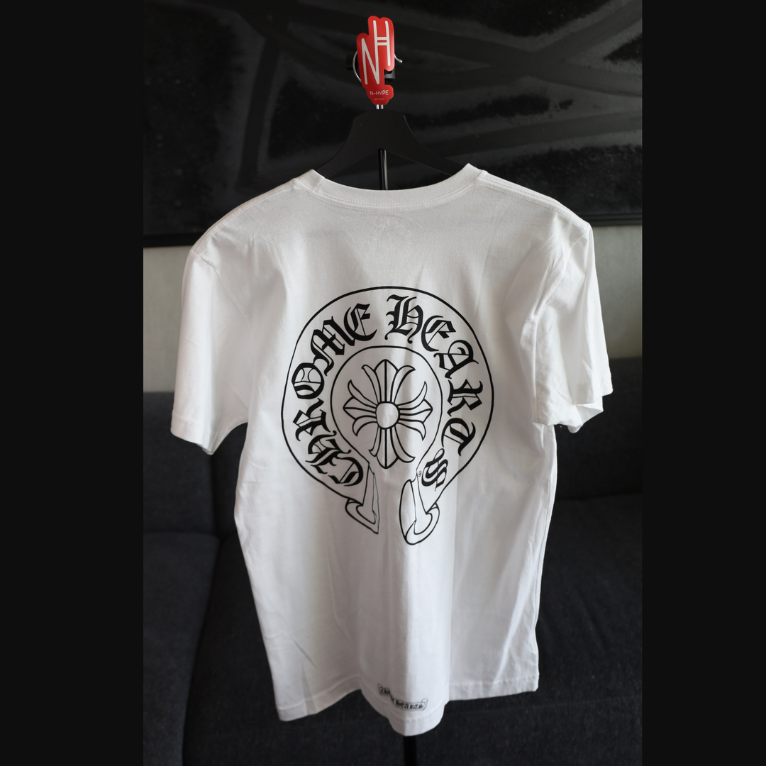 Chrome Hearts White Cross Logo Pocket Tee biała koszulka męska N-Hype