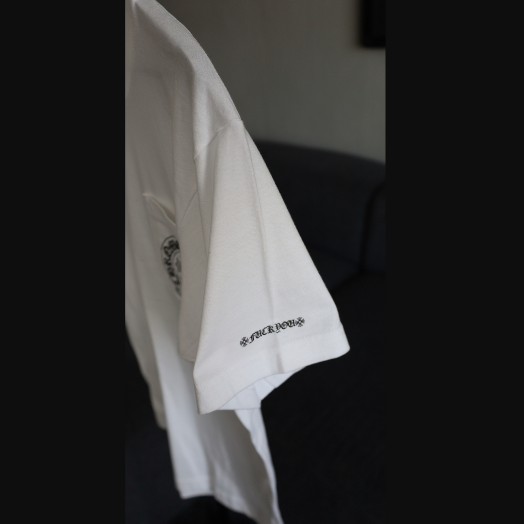 Chrome Hearts White Cross Logo Pocket Tee koszulka męska N-Hype