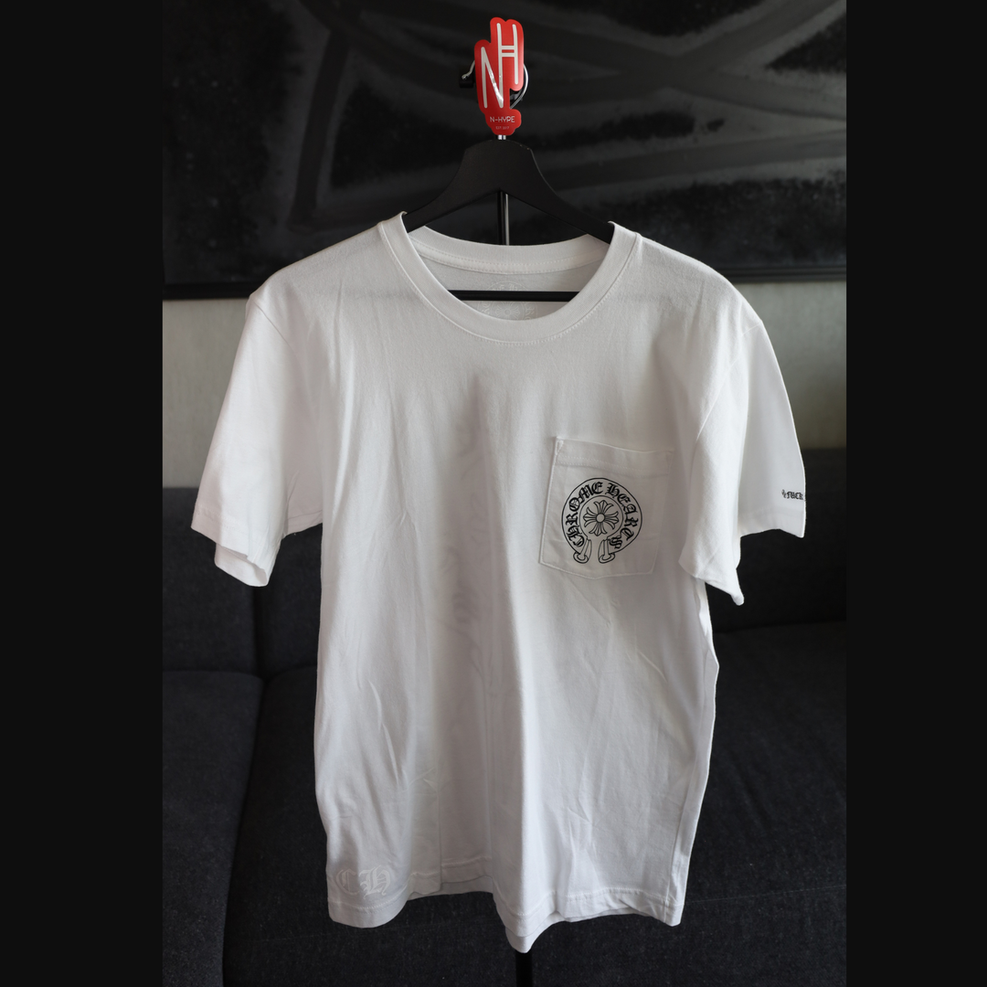 Chrome Hearts White Cross Logo Pocket Tee koszulka męska N-Hype