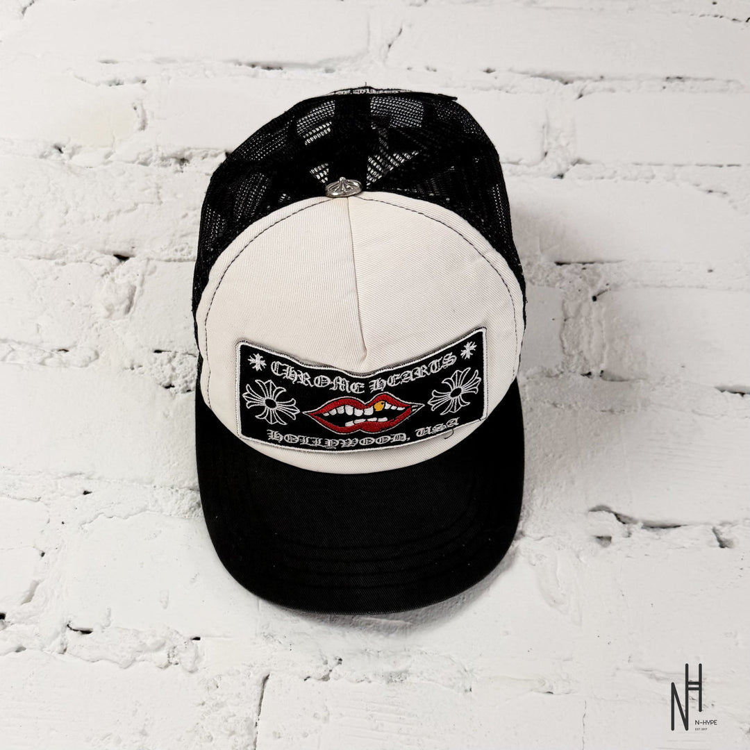Chrome Hearts x Matty Boys Chomper Hollywood Trucker Hat czarny N-Hype.