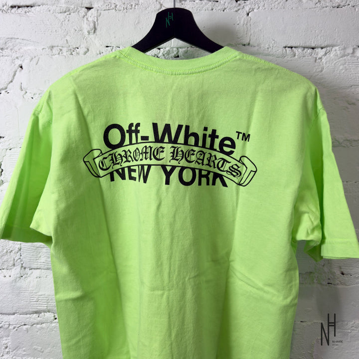 Chrome Hearts x Off-White Lime Tee koszulka męska N-Hype lime