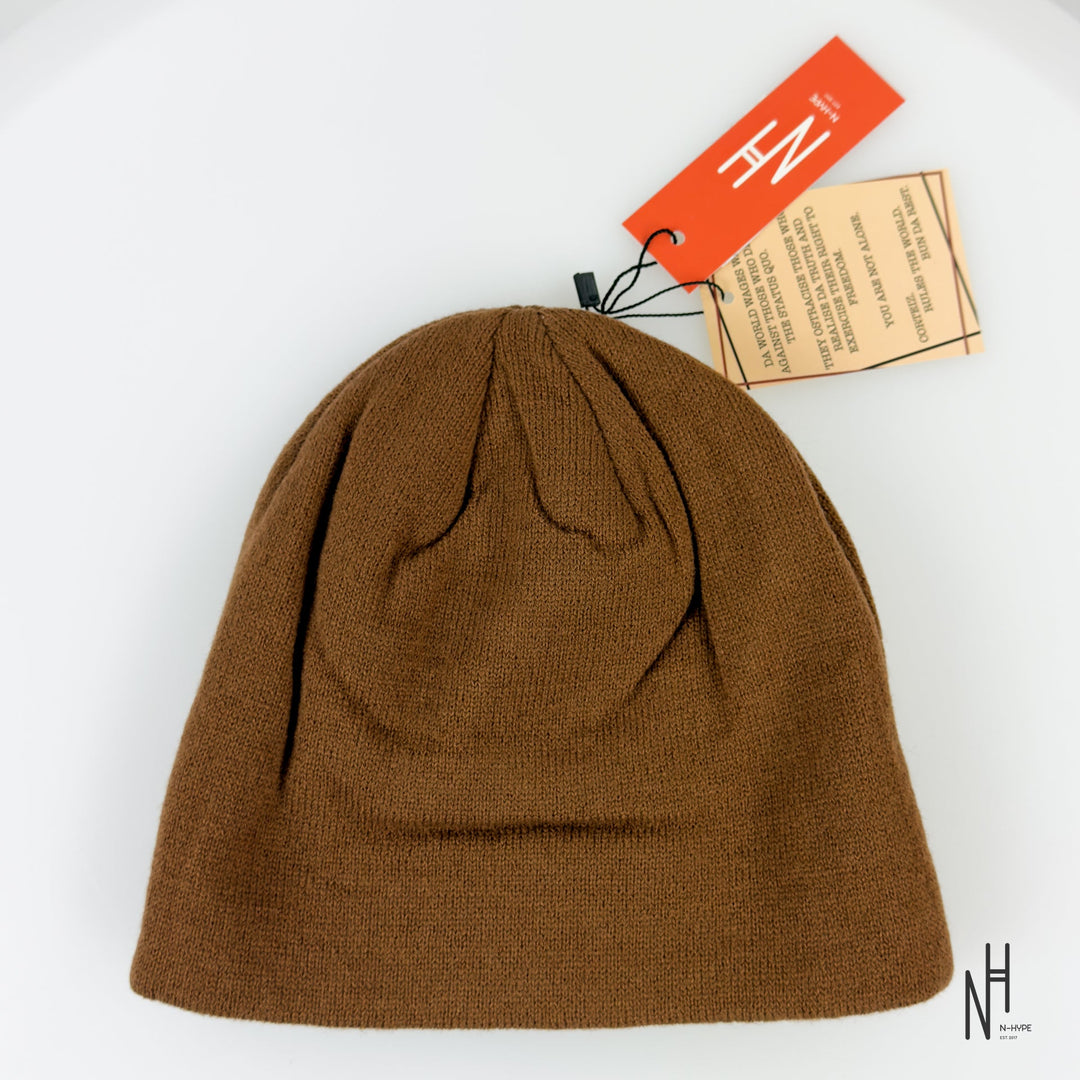 Corteiz Alcatraz Beanie Brown czapka męska N-Hype