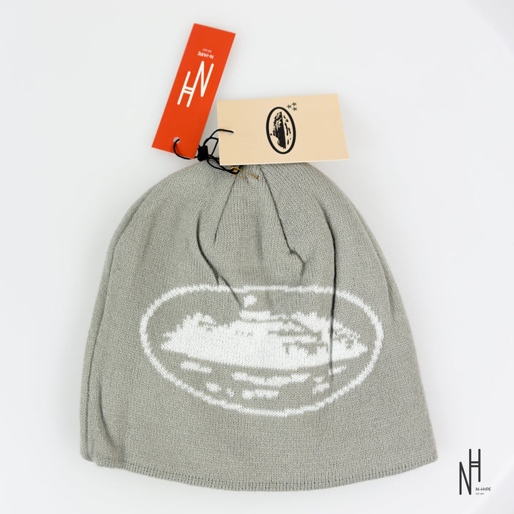 Corteiz Alcatraz Beanie Grey N-Hype streetwear hat brand