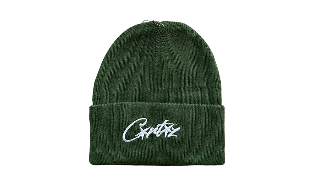 Corteiz Allstarz Folded Beanie Green marki N-Hype.
