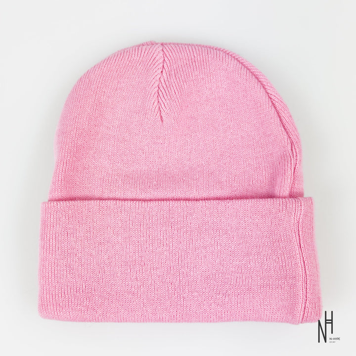 Corteiz Allstarz Folded Beanie Pink N-Hype streetwear hat